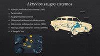 Pagrindinių automobilių saugos sistemų (ABS, ESP) veikimo principas
