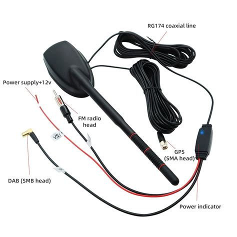 Automobilio antena ant stogo