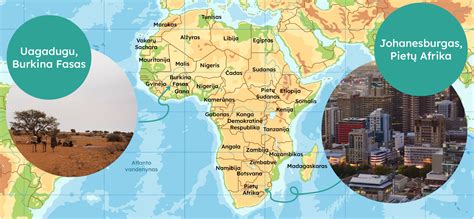 Žemėlapis Artimųjų Rytų ir Šiaurės Afrikos
