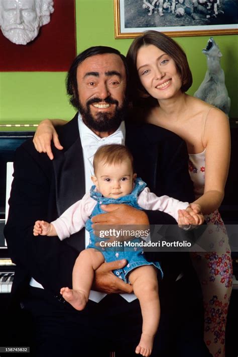 Luciano Pavarotti su žmona Nicoletta Mantovani