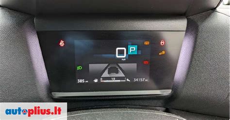 Citroen C4 Picasso automobilio prietaisų skydelis su įspėjamaisiais signalais
