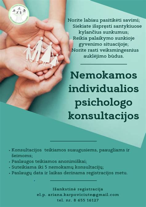Psichologo konsultacijos