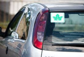 Simbolinis vairavimo mokymo automobilio ženklas