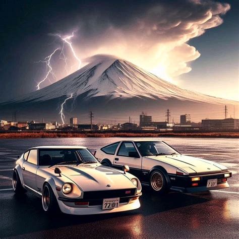 Toyota Corolla ir Datsun 240Z