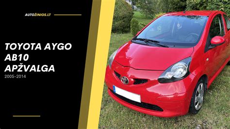 Toyota Aygo pirmosios kartos variklio schema