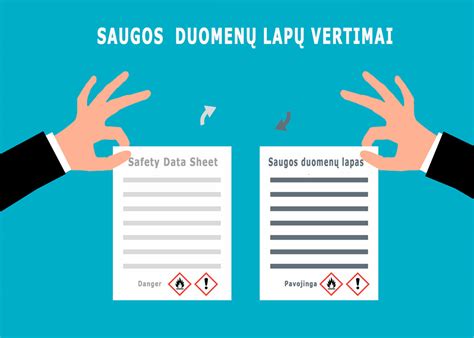 Piktograma, simbolizuojanti saugos duomenų lapą
