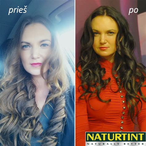 Prieš ir po plaukų dažymo su MARTIS RESPECT