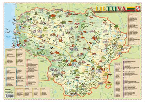 Lietuvos administracinių ir kadastro ribų žemėlapis