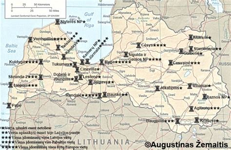 Latvijos žemėlapis su automobilių pardavimo vietomis