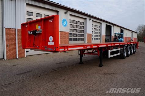 SYLAND priekabos su atidarytais bortais