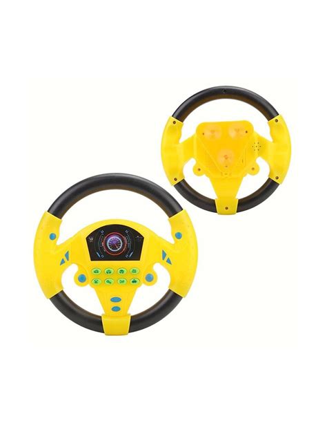 Vaikiško elektromobilio vairas su prietaisų skydeliu