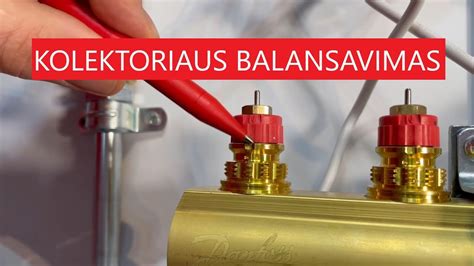 Termoelektrinė pavara montuojama ant kolektoriaus