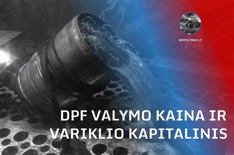 Infografika: DPF filtro šalinimo ir valymo būdai