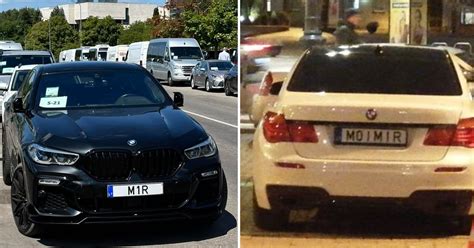 BMW automobilis su individualiu numeriu