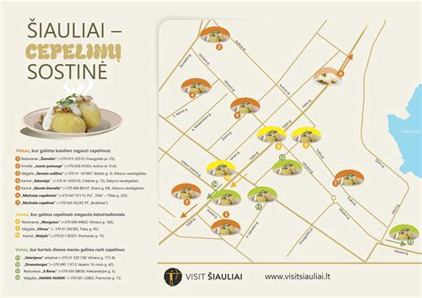 Servisų Šiauliuose žemėlapis