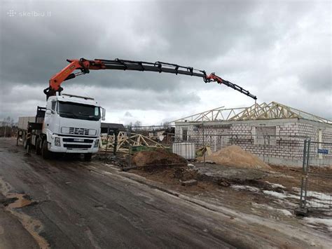 Įvairių tipų kranai su priekabomis
