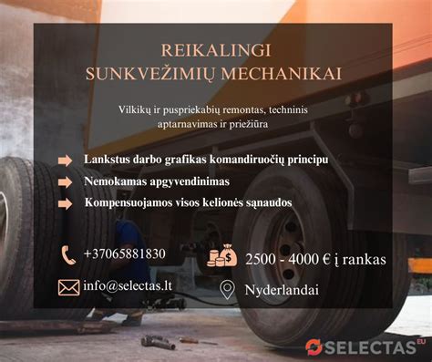 Mechaniko darbas servise