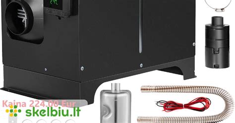 detalus Webasto šildytuvo komponentų išdėstymas