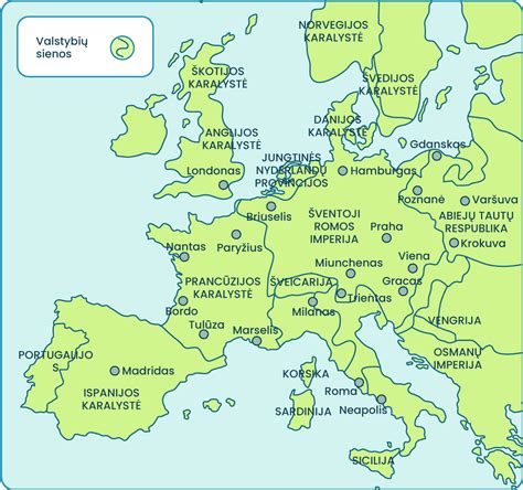 Žemėlapis su Europos sunkvežimių eismo apribojimų zonomis