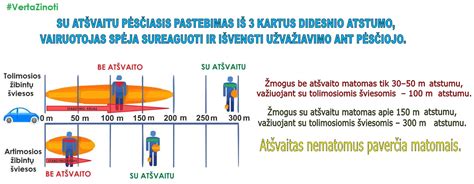 schema su dažniausiomis pėsčiųjų ir vairuotojų klaidomis eismo įvykiuose