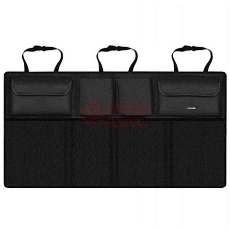 Automobilio sėdynės organizatorius su kišenėlėmis