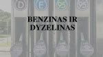 Infografika: Benzino ir dyzelino skirtumai