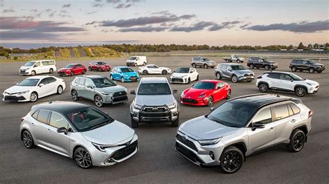 Toyota automobilių modelių įvairovė