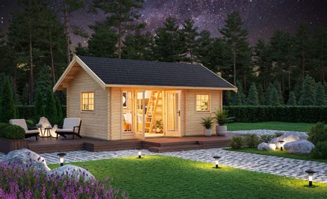 Skirtingų dydžių ir stilių sodo nameliai