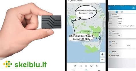 Nuotrauka sunkvežimio su GPS sekimo įrenginiu