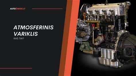 Atmosferinio ir turbininio variklio palyginimas