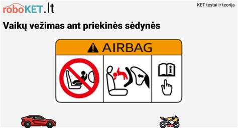 Simbolis, nurodantis vaikų saugumą automobilyje