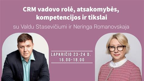 Vadovo atsakomybės sritys ir rizikos