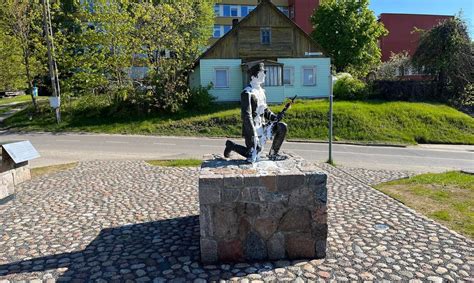 Paminklas A. Ramanauskui-Vanagui Merkinėje