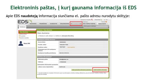 Elektroninio deklaravimo sistemos (EDS) sąsaja