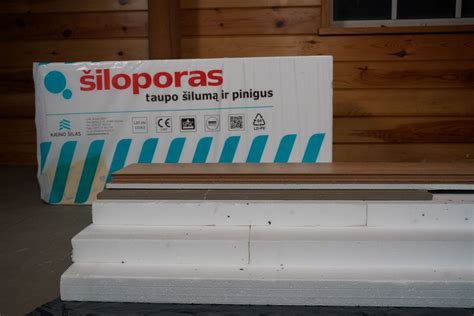 Polistireninis putplastis statyboms
