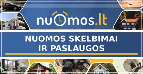 Nuomos skelbimų pavyzdžiai