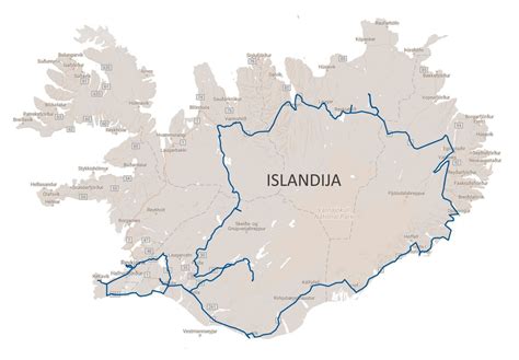 Žemėlapis su Kauno, Islandijos plento, parduotuvių vietomis