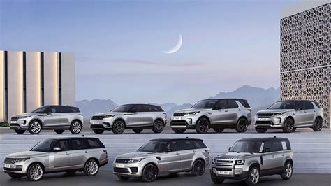 Land Rover logotipas ir modelių eilė