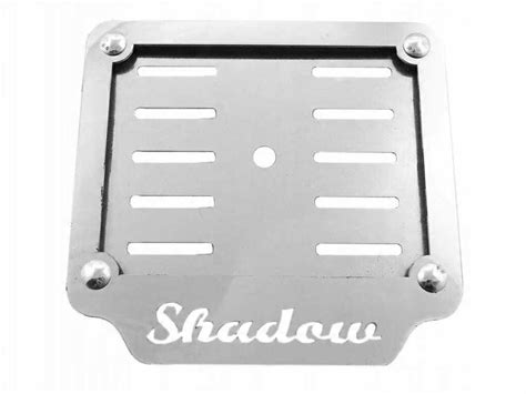 Motociklo numerio rėmas su chromo apdaila