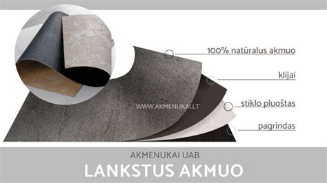 Lankstaus akmens plokštės gamybos procesas