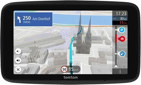 Sunkvežimio navigacijos maršruto pavyzdys TomTom programėlėje