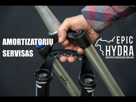 Dviračių amortizatorių priežiūros instrukcija