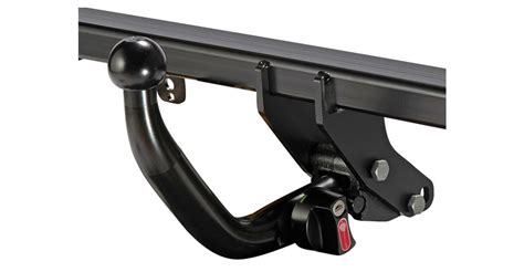 Schematinis brėžinys, kaip tvirtinamas vilkimo kablys prie automobilio rėmo