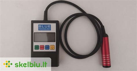 Dažų storio matuoklio veikimo principas