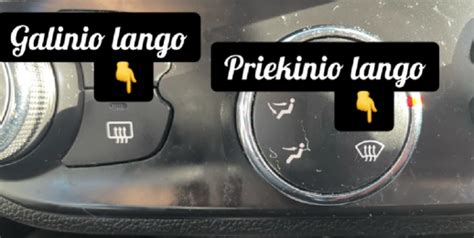 Schema priekinių žibintų ir priekinio lango plovimo sistemos