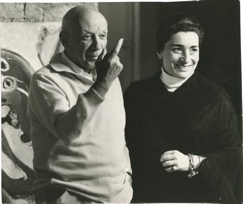 Pablo Picasso ir jo žmona Jacqueline Roque