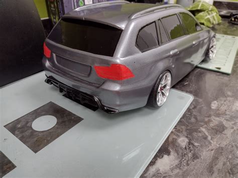 BMW E91 interjero detalės