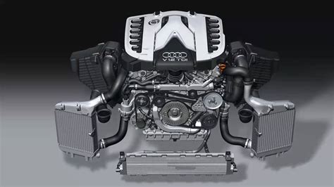V12 TDI variklio schema