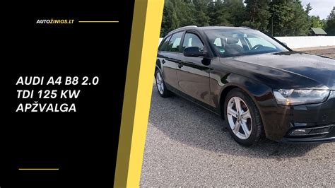 Audi A4 su 2.0 TDI varikliu