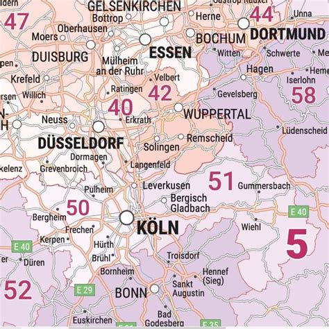 Vokietijos žemėlapis su automobilių dalių parduotuvių ženklais